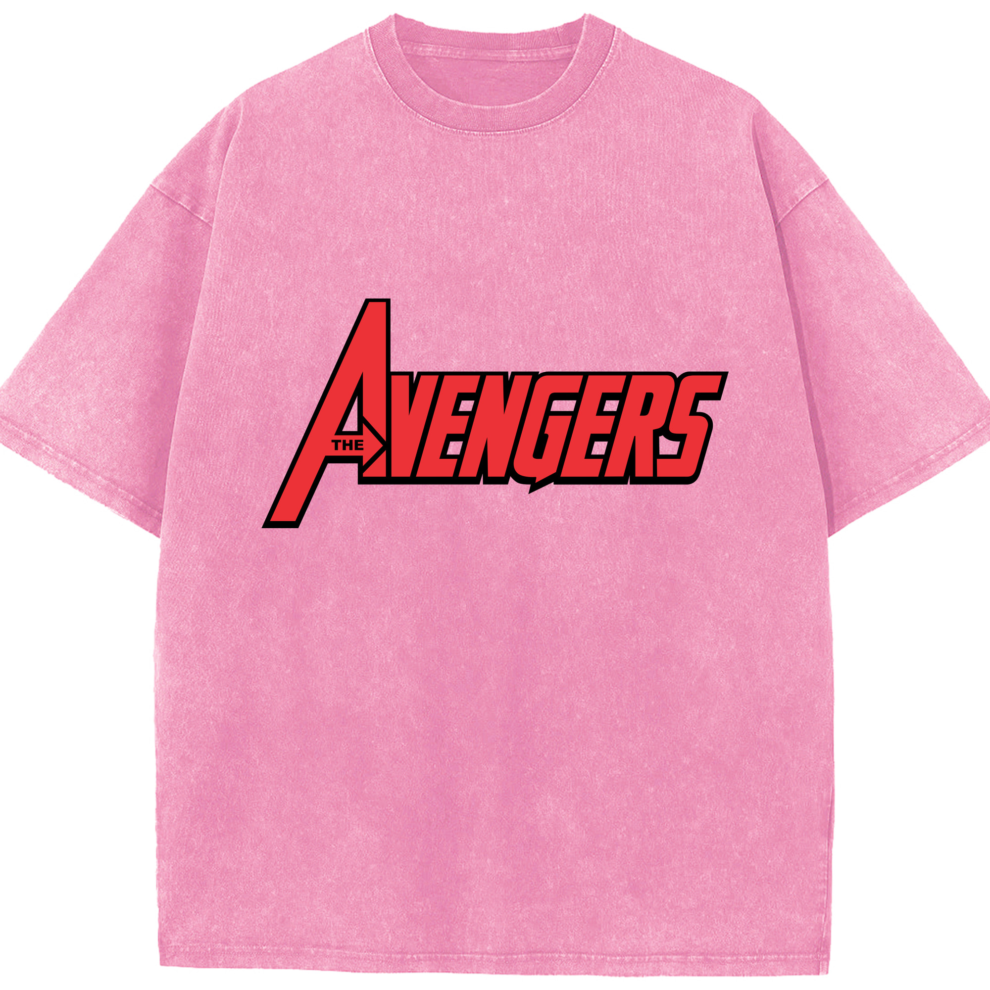 （画像用） アベンジャーズ The Avengers 綿100% ヴィンテージ風 半袖Tシャツ（フロントプリント）